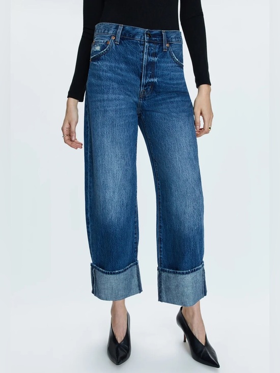 pistola Denim - Pistola Ryder High Rise Cuffed Straight Jeans Fulton 26